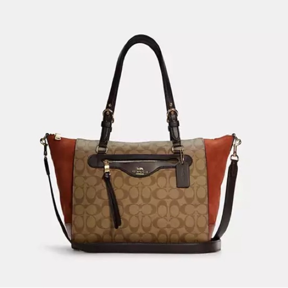 COACH Kleo Carryall in Signature Canvas